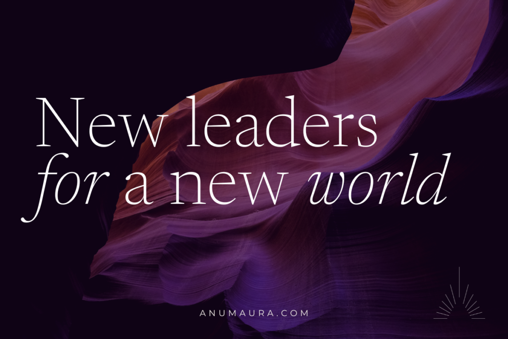 New leaders for a new world